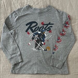 Roots Kids hockey long sleeve t-shirt